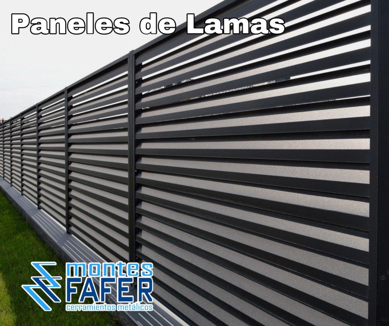 Paneles venecianos de lamas MontesFafer