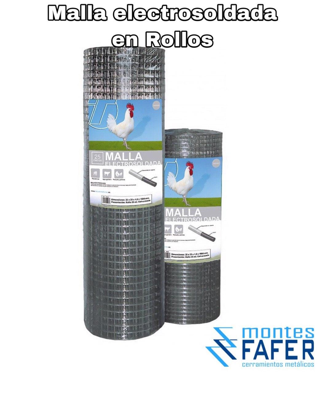 Malla electrosoldada en rollos MontesFafer