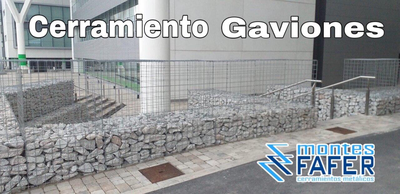 Cerramiento gaviones MontesFafer