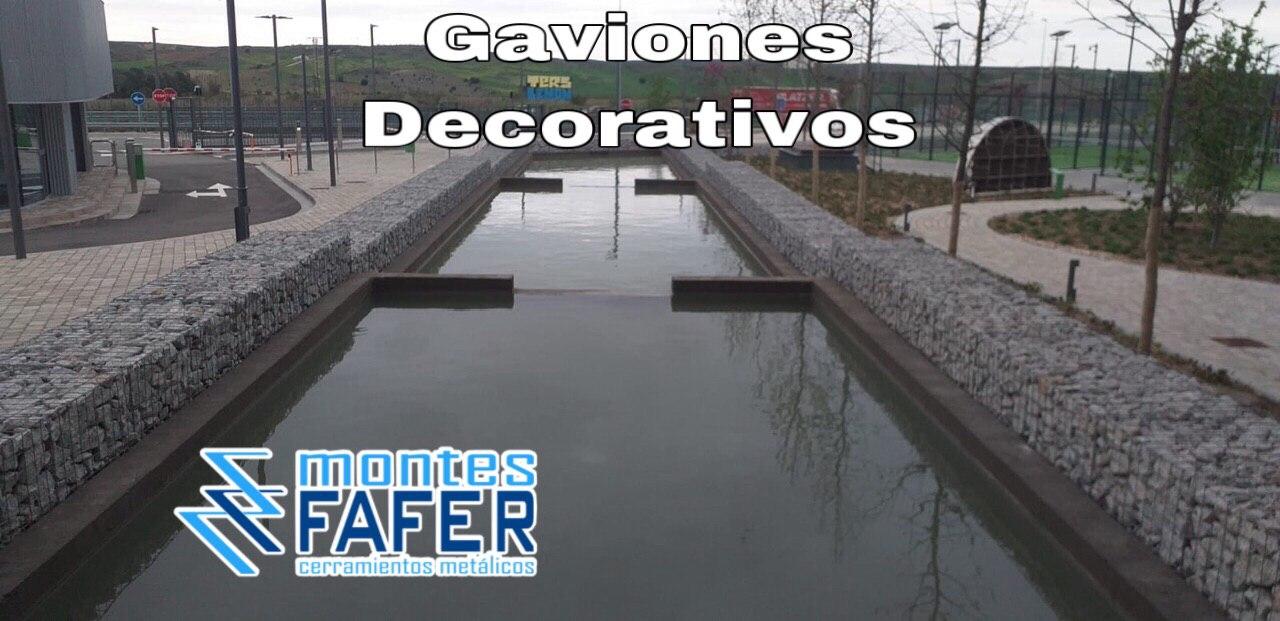 Gaviones decorativos MontesFafer
