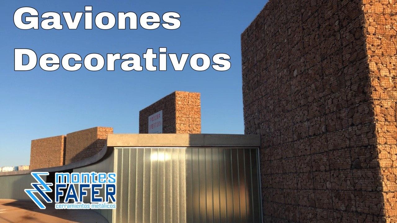 Gaviones decorativos MontesFafer