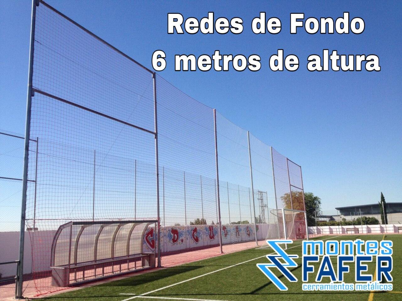 Redes parabalones a 6 metros de altura MontesFafer