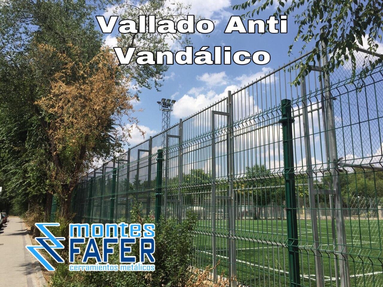 Vallado antivandálico en campos de futbol MontesFafer