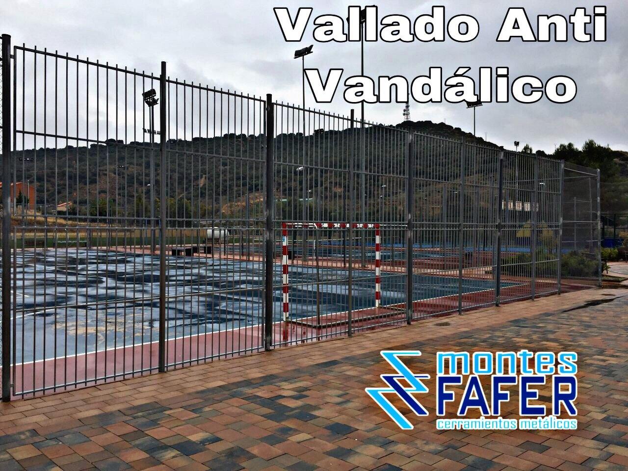 Vallado antivandálico en instalaciones deportivas MontesFafer