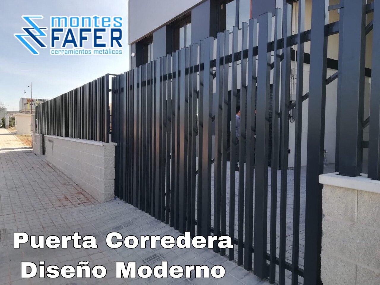 Puerta corredera diseño moderno MontesFafer