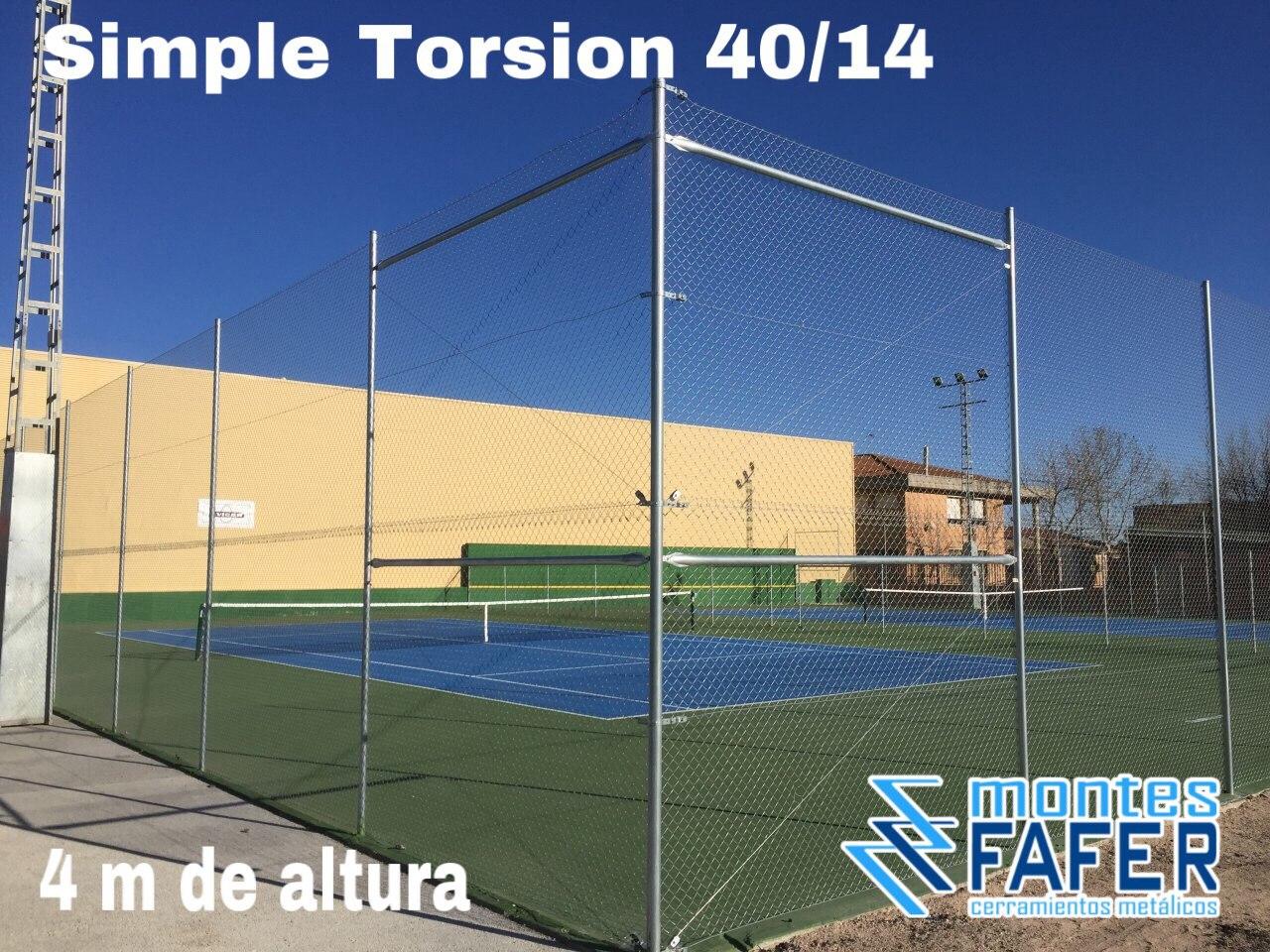 Simple torsion 40/14 pistas MontesFafer