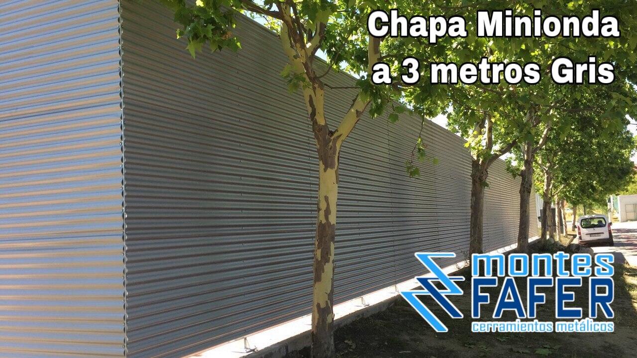 Cerramientos de Chapa Trapezoidal y Minionda