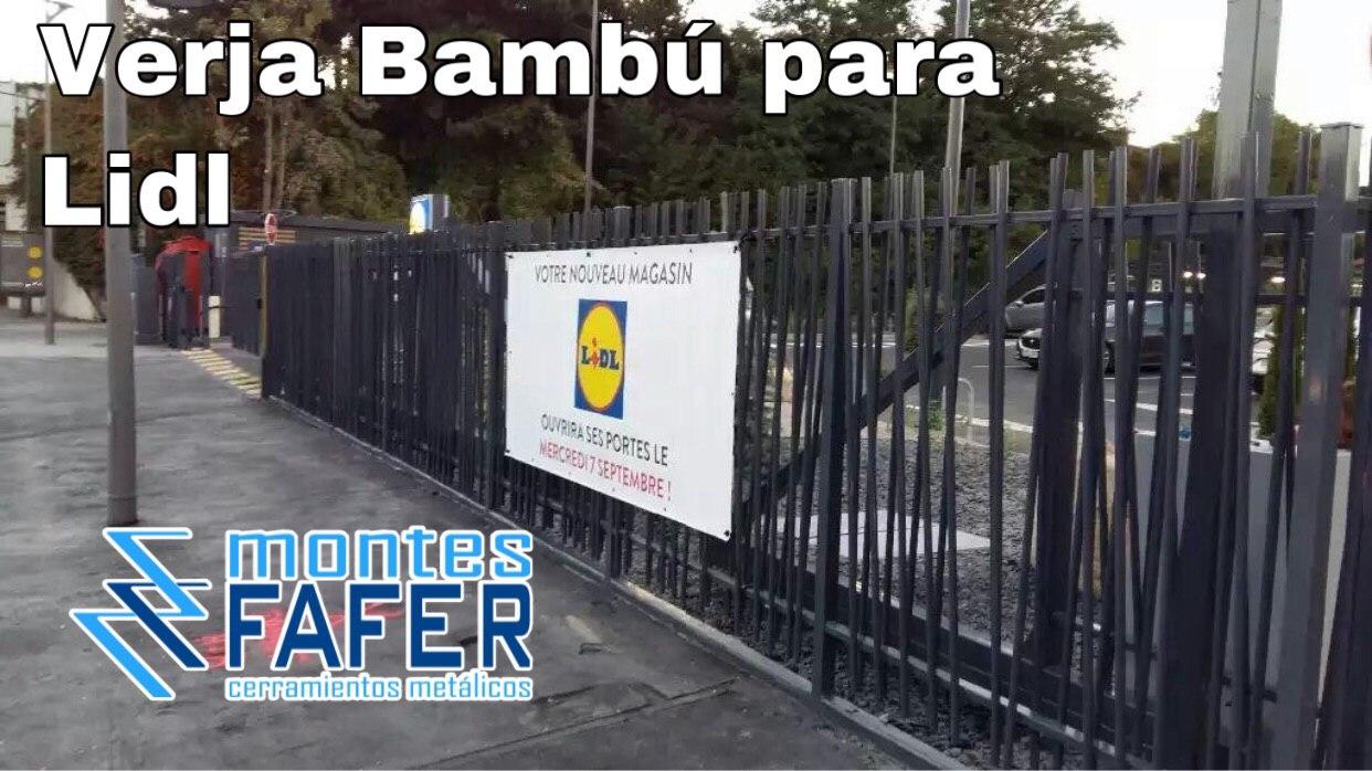 Verja Bambú Lidl MontesFafer