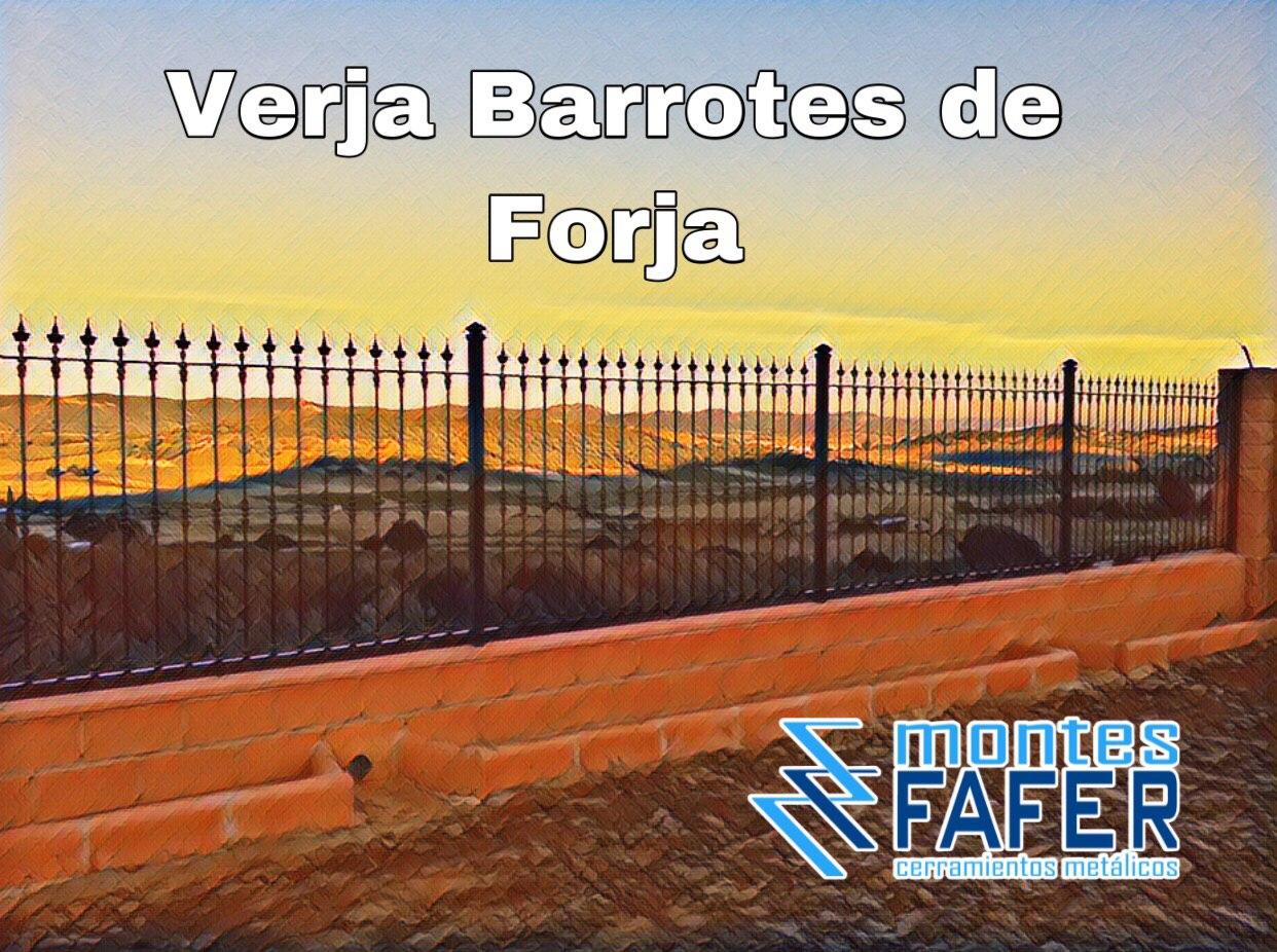Verja Forja Barrotes MontesFafer